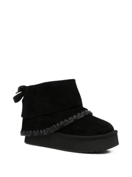 Botine Mou cu funde negru