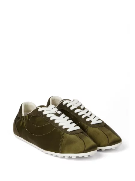 Fűzős csipkés sneaker Paul Smith zöld