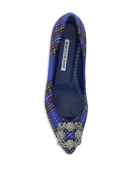 Μπαλαρίνες Manolo Blahnik μπλε