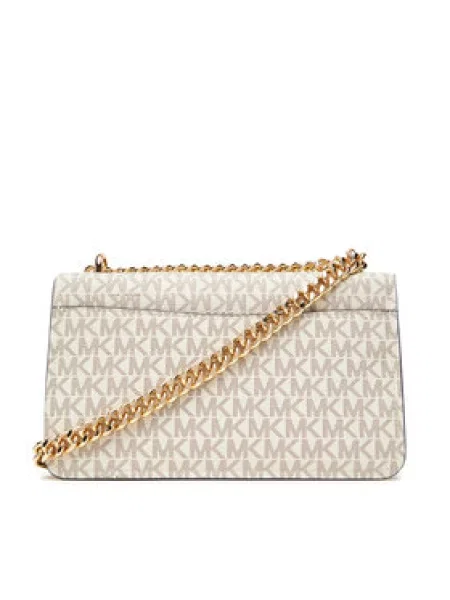MICHAEL Michael Kors Rankinė su ilgu dirželiu ruda konjako / rusvai pilka / balkšva smėlinė