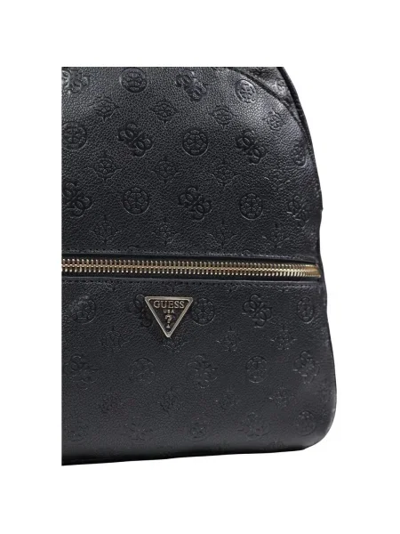 Guess rucsac pentru femei cu imitație de piele MANHATTAN II negru
