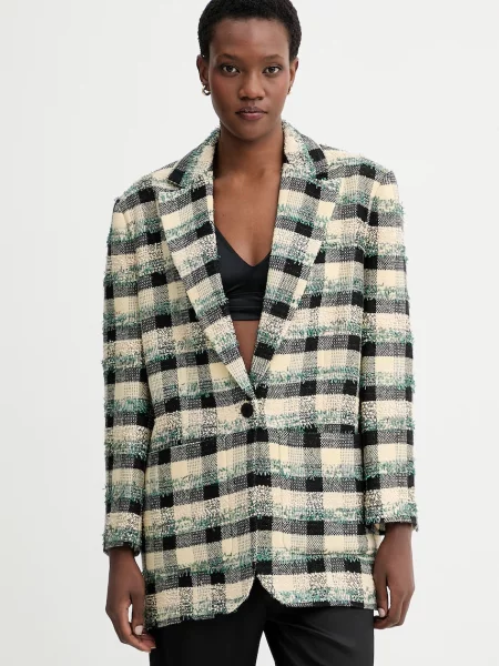 MUNTHE marynarka z domieszką wełny BAKETTA żółta