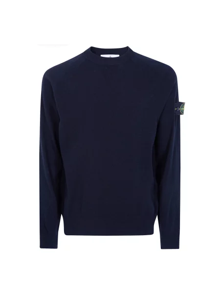 Sweter Stone Island z kamieniami niebieski