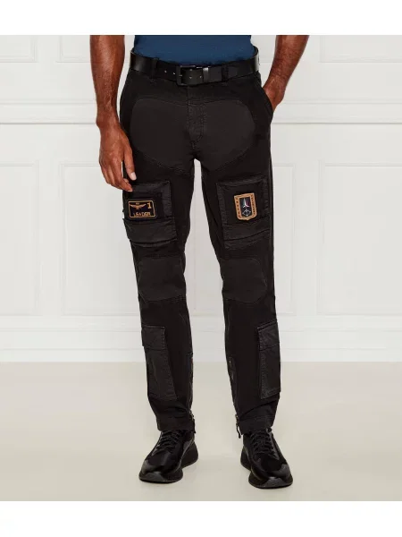 Aeronautica Militare Pantaloni cargo ANTI-G negru