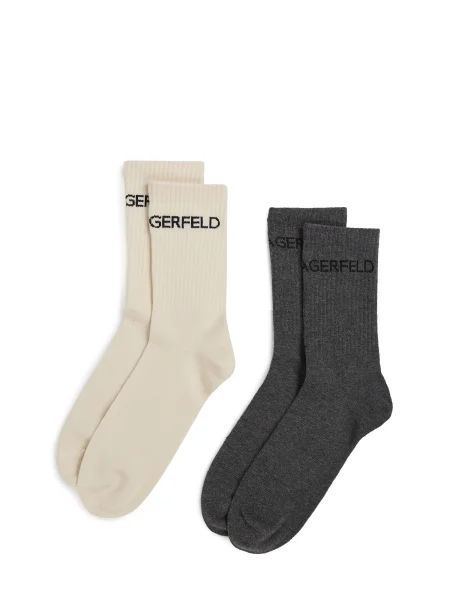 Karl Lagerfeld șosete gri