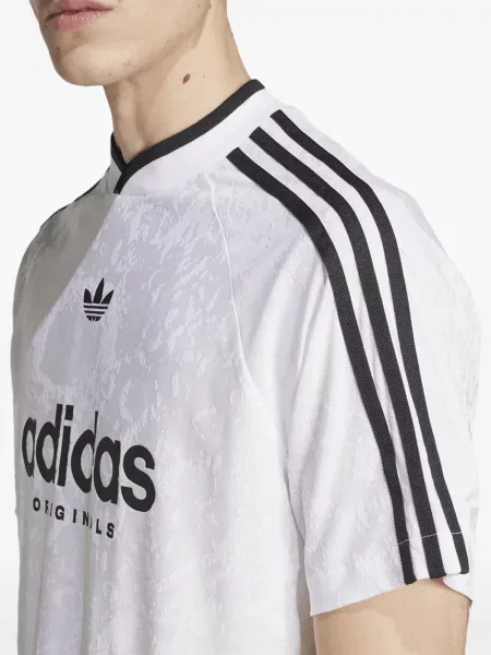 Sală de gimnastică tricou Adidas din jerseu cu model camuflaj alb