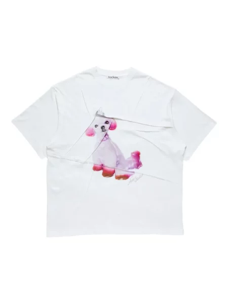 Tricou Acne Studios alb