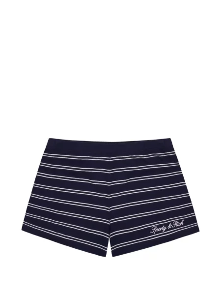 Pantaloni scurți Sporty & Rich cu broderie albastru