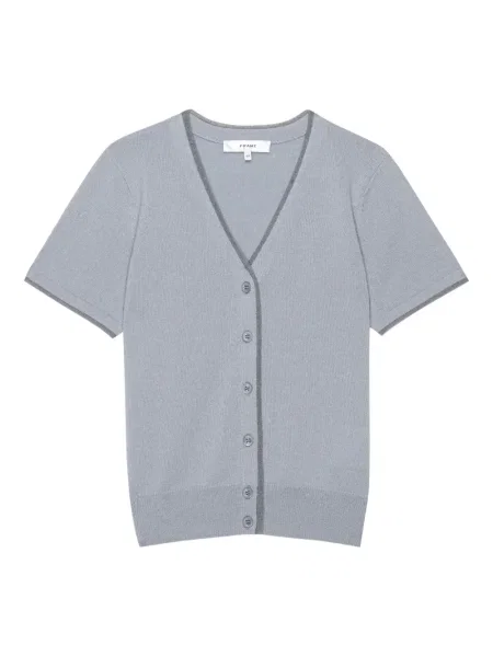 Kardigan Frame z kaszmiru niebieski