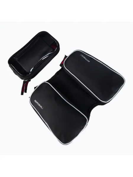 Olcsóbban. Kerékpártáska Basil Sport Design Dupla vázas táska Méret: OS fekete