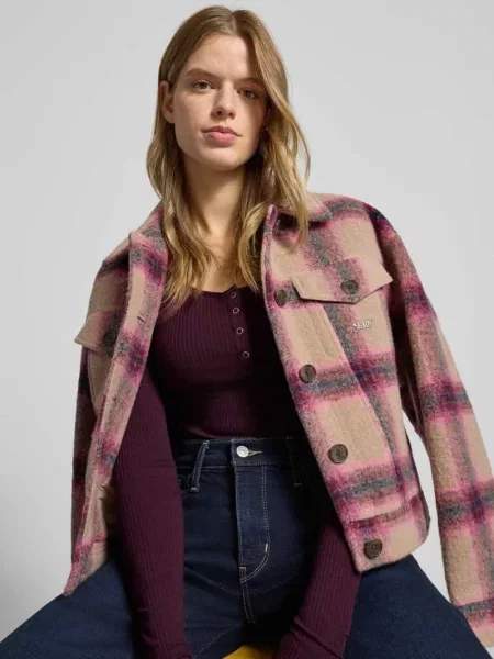 Bluzka z długim rękawem o kroju slim fit z mieszanki bawełny model ‘KITTE’ Pieces