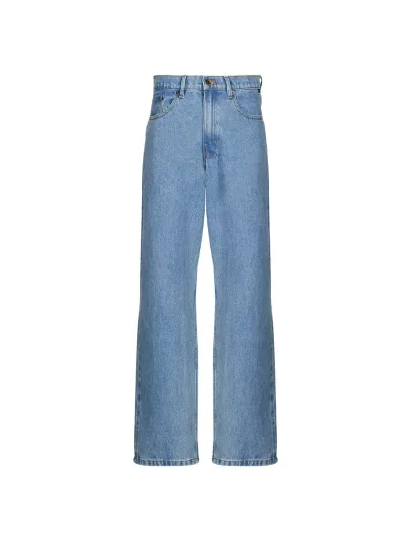 Kavbojke na zvonec Vans s karirastim vzorcem modra