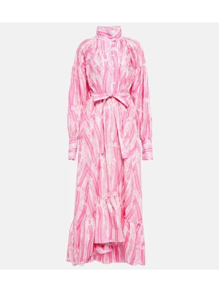 Rochie maxi Patou de costum roz