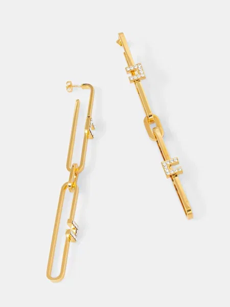 Elisabetta Franchi cercei auriu