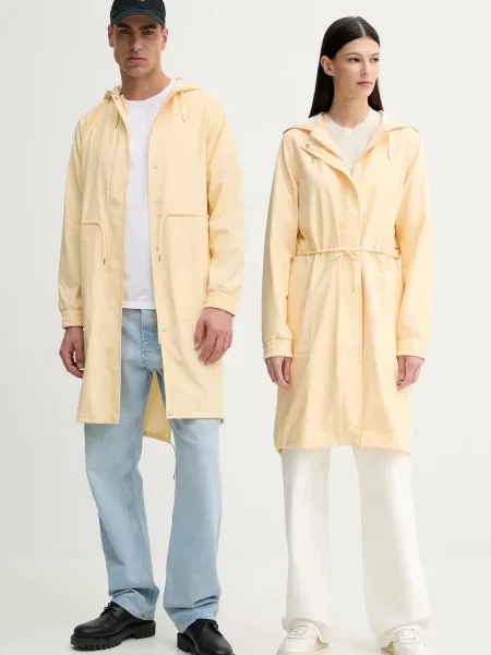 Rains kurtka String W Parka W3 przejściowa żółty