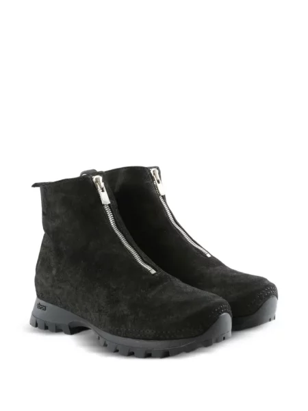 Botine Guidi din piele de căprioară negru