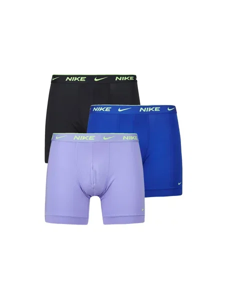 NIKE Underwear Boksarice modra / neonsko zelena / pastelno lila črna