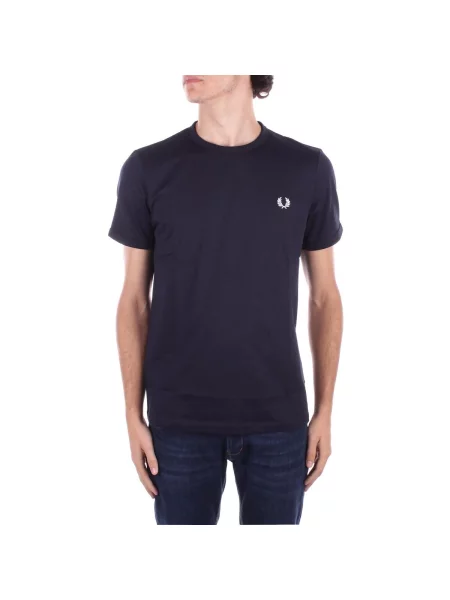 Póló FRED PERRY Ringer T-Shirt Navy M kék