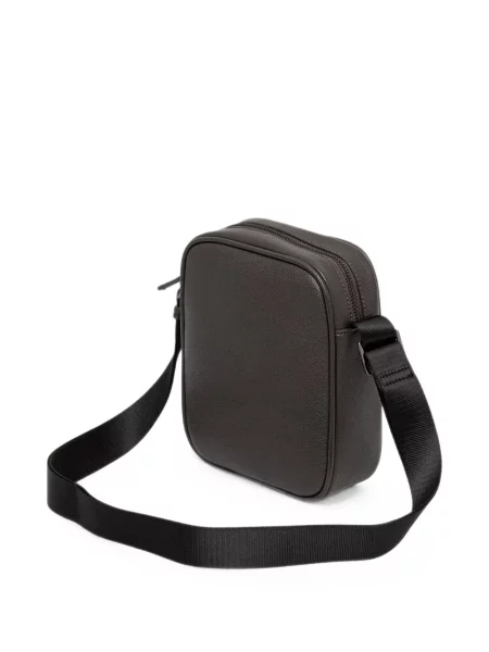 Crossbody torba Armani Exchange s autogramom smeđa