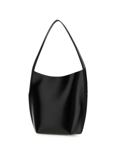Geantă shopper Jil Sander din piele negru