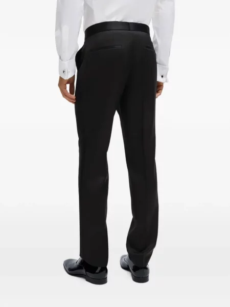 Costum Boss de mătase negru