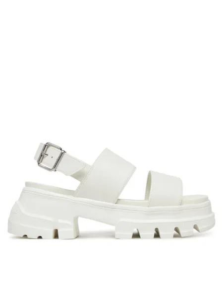 Tommy Jeans Sandale Tjw Chunky City Sandal Écru
