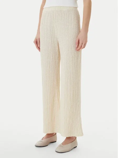 ONLY Szövet nadrág Ella Wide Leg bézs