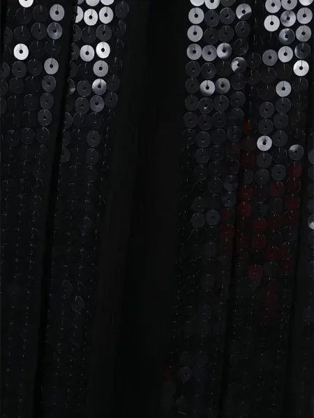 Rochie Prada cu paiete plisată de costum negru