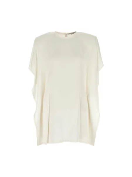 Satynowa sukienka mini Stella Mccartney biała