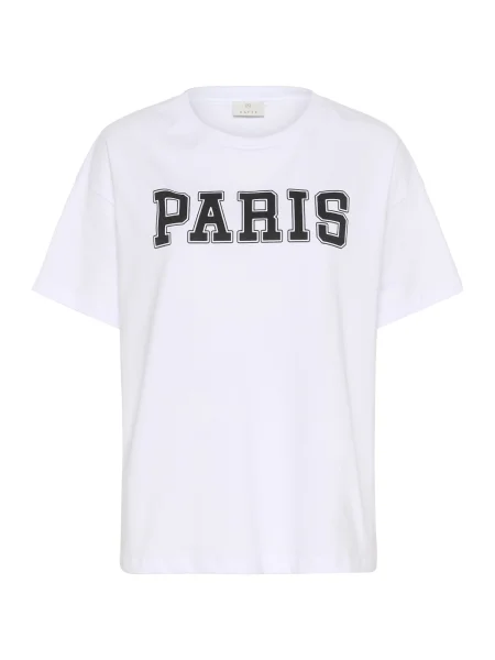 Kaffe Tricou negru alb