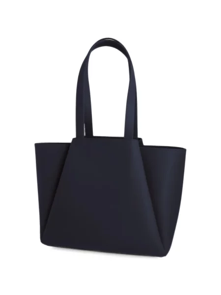 Geantă shopper Kaai din piele albastru