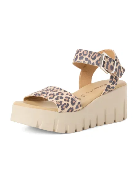 Tamaris Sandale / negru maro