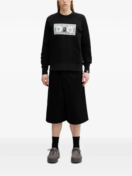 Hanorac A Bathing Ape® cu autograf negru