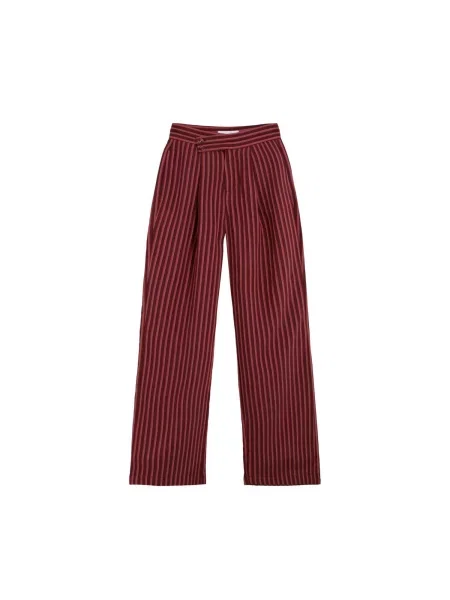 Scalpers Pantaloni / bordeaux roșu