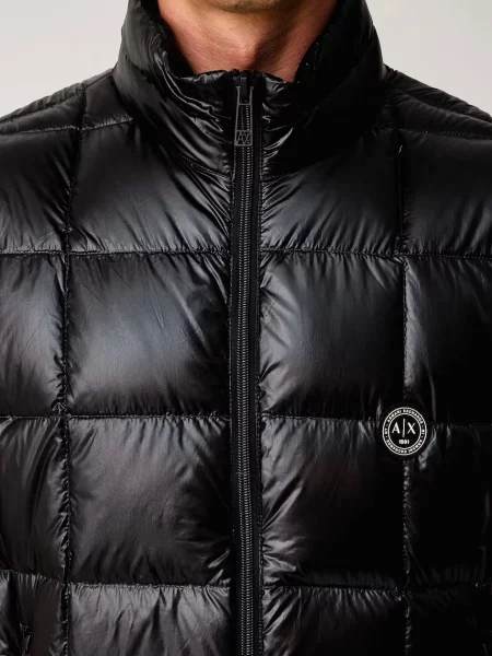 Armani Exchange ujjatlan kabát férfi fekete