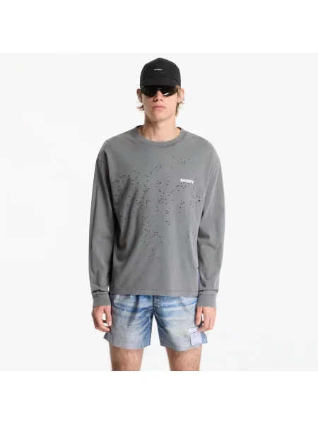 Tricou Satisfy MothTech Long Tee Faded Black M negru