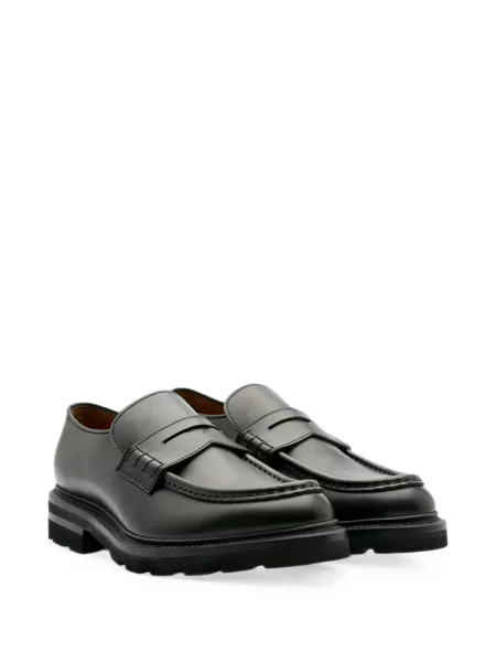 Pantofi loafer Lottusse din piele negru