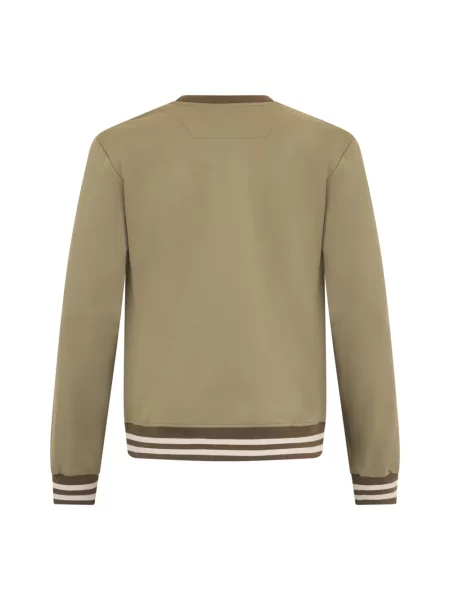 Bluza Moorer z nadrukiem zielona