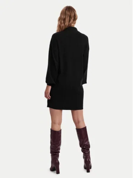 Úpletové šaty Vero Moda černé