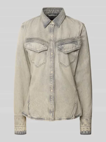 Boss Kurtka Jeansowa grau szara