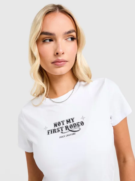 Juicy Couture T-Shirt Rodeo Baby biała