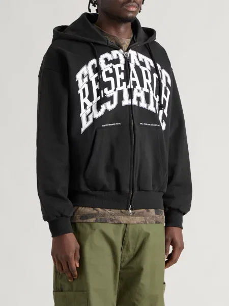Bluza z kapturem Ecstatic Research czarna