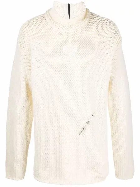 Pulover Off-white alb