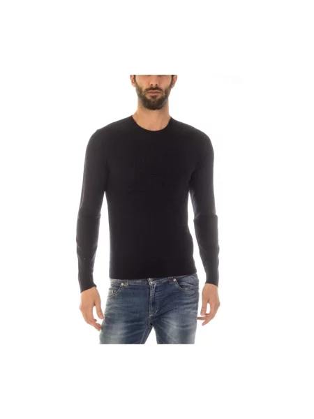 Sweter Armani Jeans niebieski