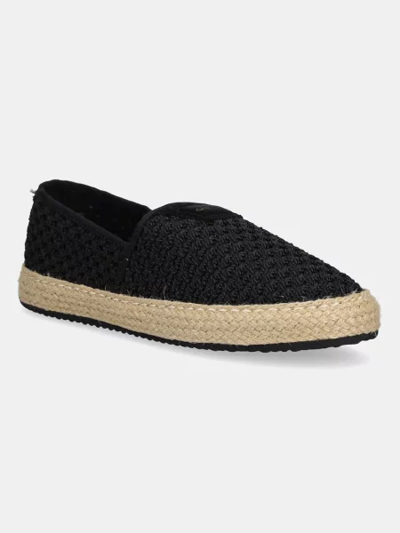 Gant espadrile Raffiaville negru