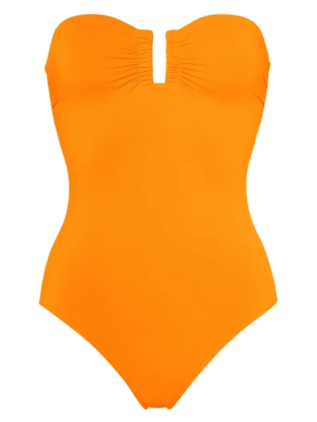 Strój kąpielowy Eres bez ramiączek pomarańczowy