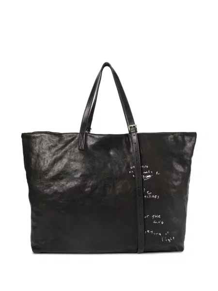 Geantă Ann Demeulemeester din piele negru