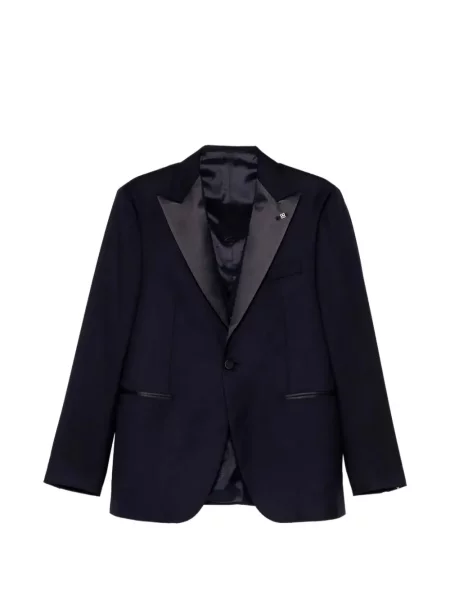 Costum Tagliatore cu rever albastru