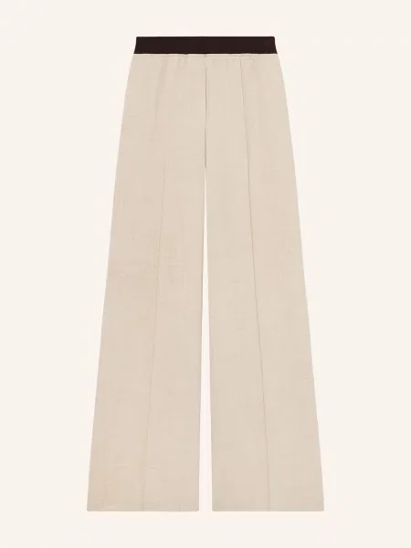 Reiss Spodnie Marlene Wilde beige beżowe