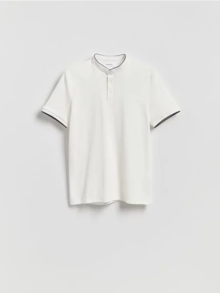 Поло Reserved с воротником стойка